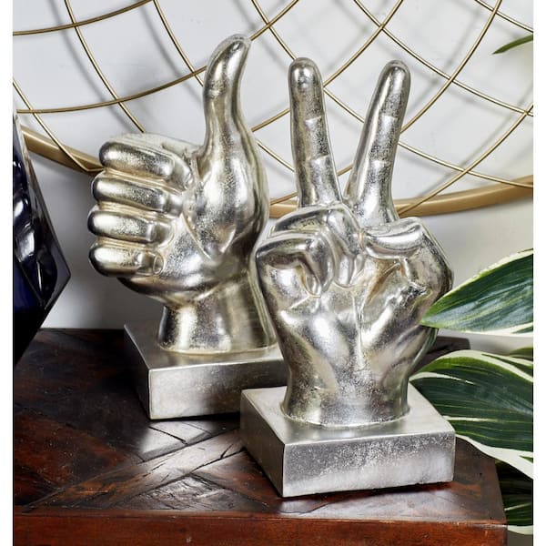 Deco 79 Polystone Hands Sculpture, 9 X 4 X, 57% OFF