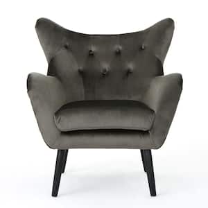 Seigfreid Grey Upholstered Arm Chair