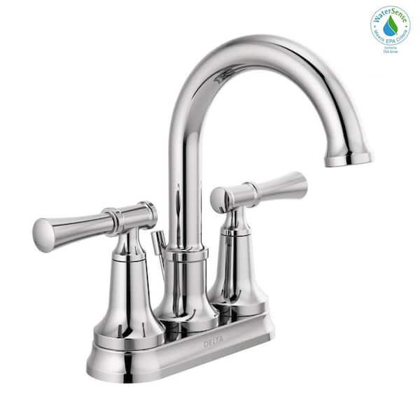 Delta Chamberlain 4 in. Centerset 2-Handle Bathroom Faucet in
