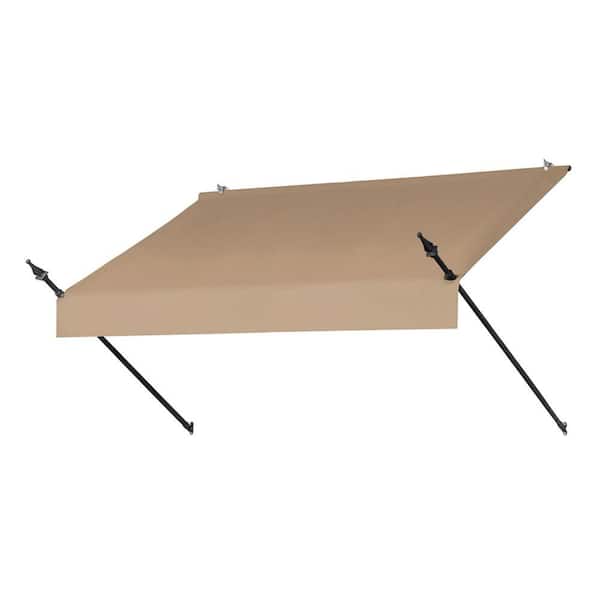 Awnings in a Box 6 ft. Designer Manually Retractable Awning (36.5 in. Projection) in Sand