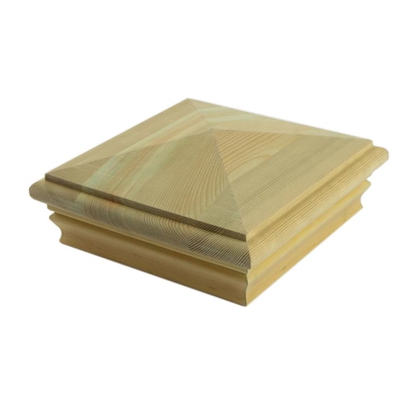 Deckorators 6 in. x 6 in. Newport High Pyramid Pressure Treated Wood ...