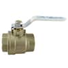 Apollo 1-1/2 In. Lead Free Brass FNPT X FNPT Full-Port Ball Valve ...