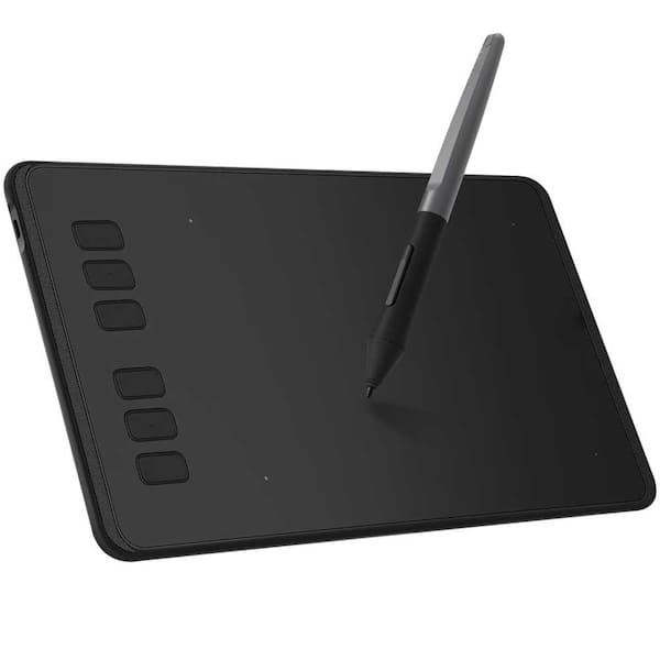 OBJLGEV Inspiroy H640P Drawing Tablet 6x4 Inch Digital Art with Battery-Free Stylus 8192 Pen Pressure 6 Hot Keys