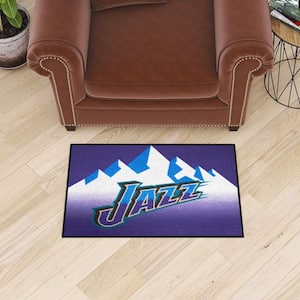 NBA Retro Phoenix Suns Purple 2 ft. x 3 ft. Starter Mat Area Rug