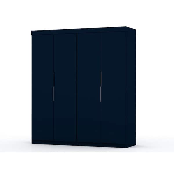 【極美品】BEAUTY&YOUTH WARDROBE SMART L サイズ 紺 Luxor Ramsey Modern Tatiana Midnight Blue Composite Wood 71.96 in