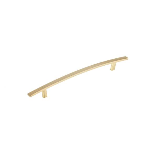 Richelieu Hardware Padova Collection 7-9/16 in. (192 mm) Classic Satin Brass Cabinet Arch Pull