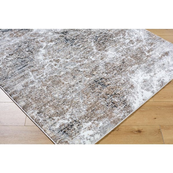 Andorra Plus Brown/Grey 8 ft. x 10 ft. Modern Indoor Area Rug