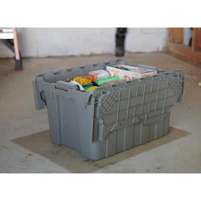 hdx flip top storage bin