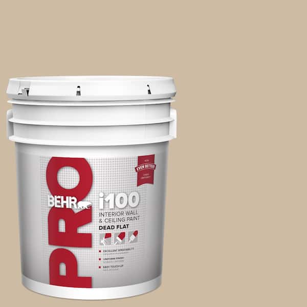 BEHR PRO 5 gal. #710C-3 Gobi Desert Dead Flat Interior Paint