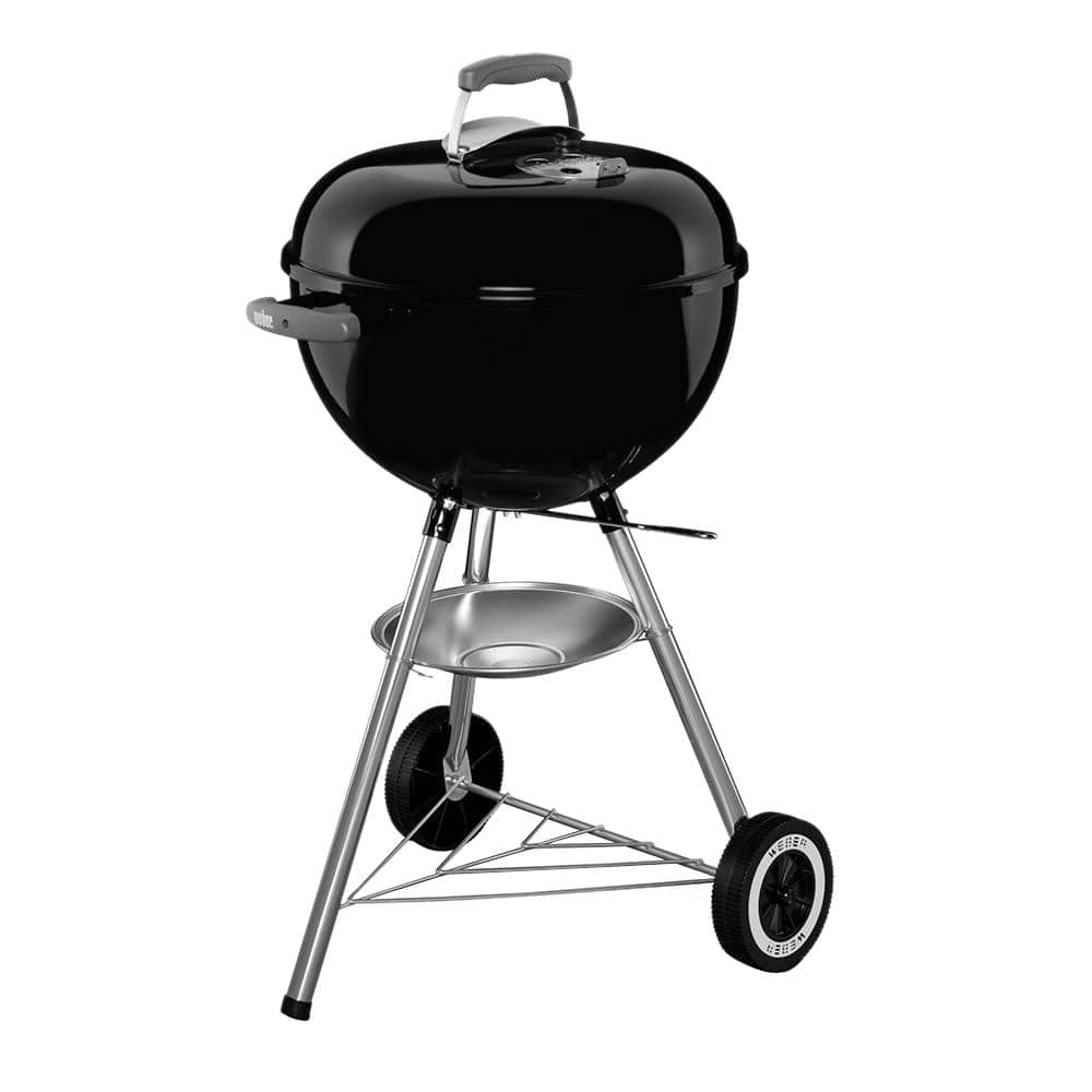 Weber 18 in. Original Kettle Charcoal Grill in Black 441001 - Home Depot