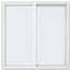 JELD-WEN 47.5 in. x 47.5 in. V-2500 Series White Vinyl Left-Handed ...