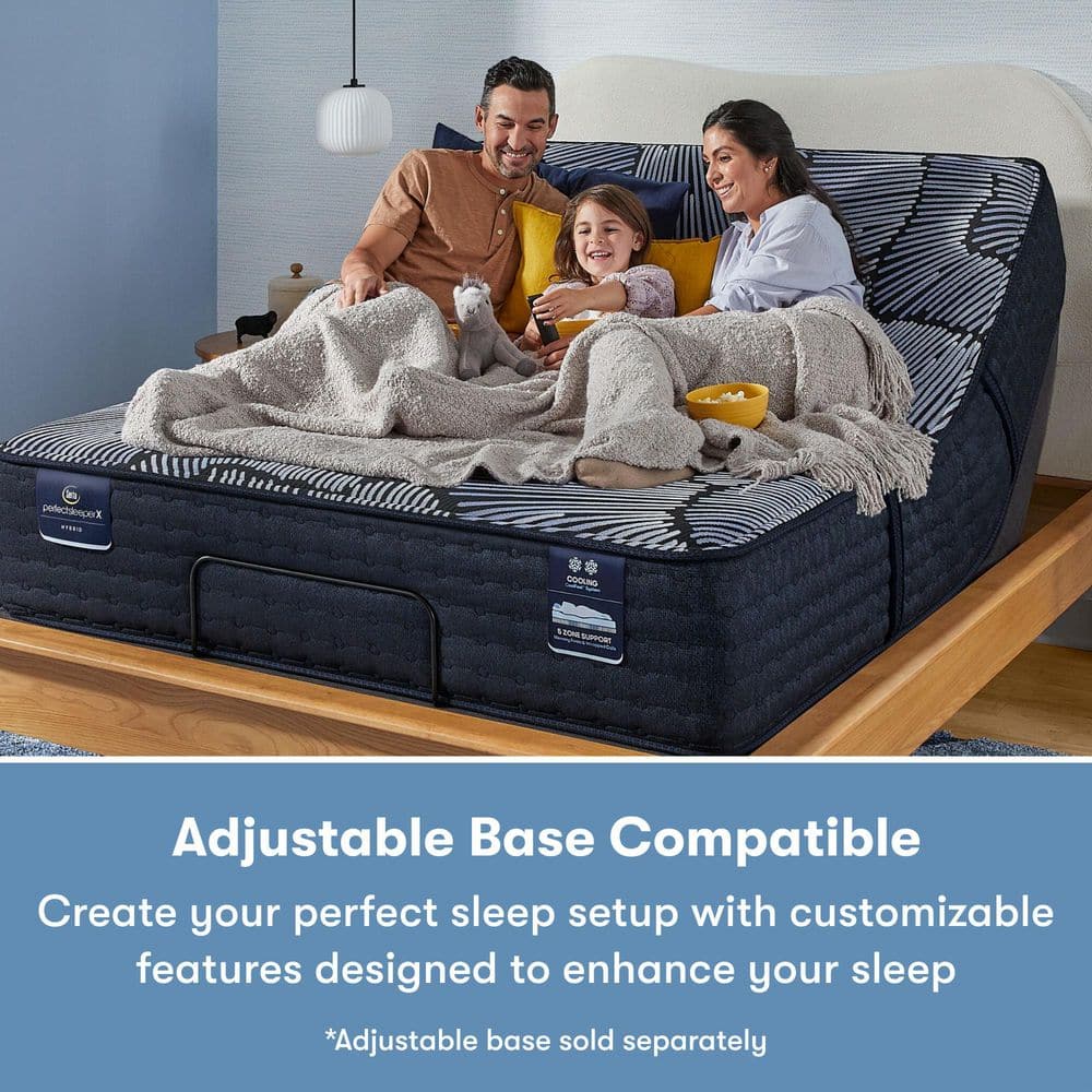 Kendall Plush Queen Hybrid Mattress with Gel Memory Foam