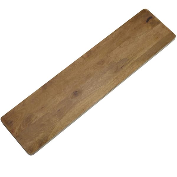 FITZ and FLOYD Austin Craft 39 in. Mango Wood Primative Long Serving Cheese Board