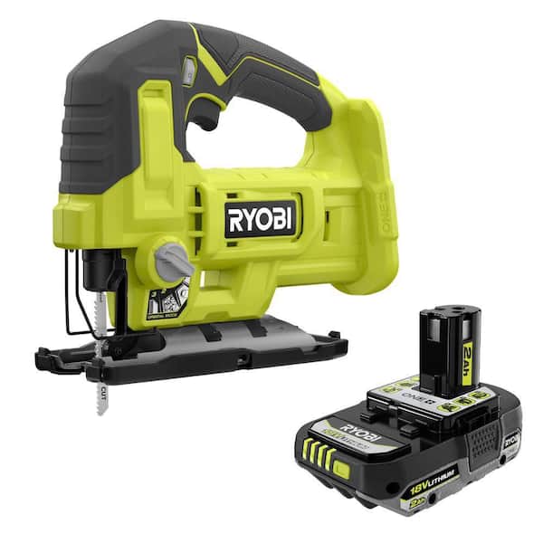 ONE+ 18V Cordless Jig Saw with 2.0 Ah Lithium Battery