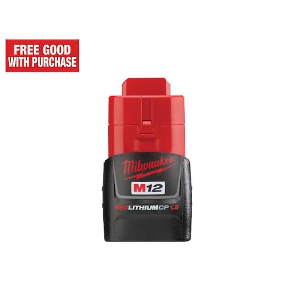 Milwaukee M12 12-Volt Lithium-Ion Compact Battery Pack 1.5Ah