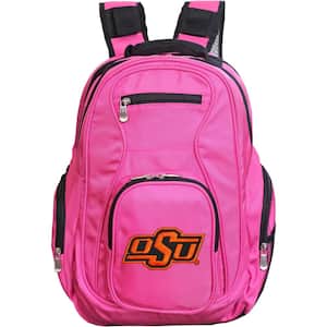 NCAA Oklahoma State Cowboys 19 in. Pink Laptop Backpack