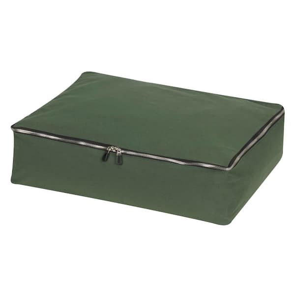 Household Essentials Natural Eastern Red Cedar Green Canvas Shelf Sweater Storage Bag