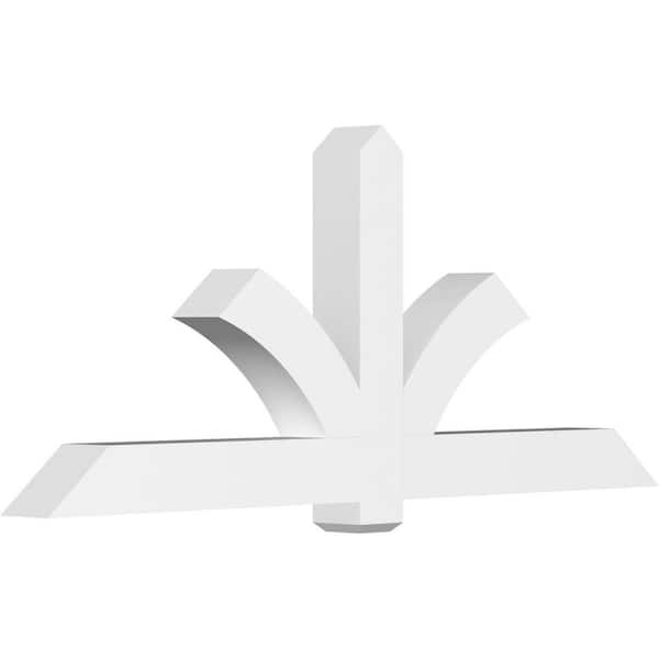Ekena Millwork Redmond 84 in. W x 35 in. H x 6 in. D Signature Polyurethane Bracket