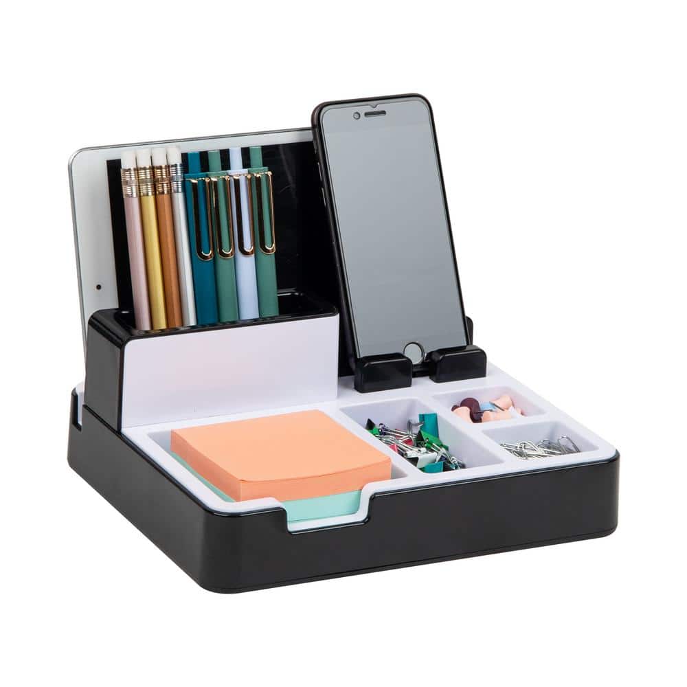 3pcs Metal Pencil Box Pen Storage Case Multi-function Pen Organizer Supply  