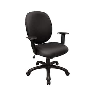 OS Home Charcoal Upholstered Gas Lift Task Chair