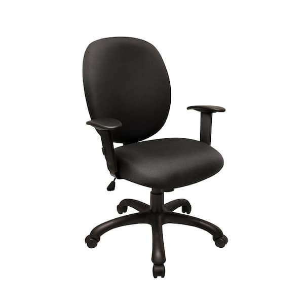 OS Home and Office Furniture OS Home Charcoal Upholstered Gas Lift Task Chair