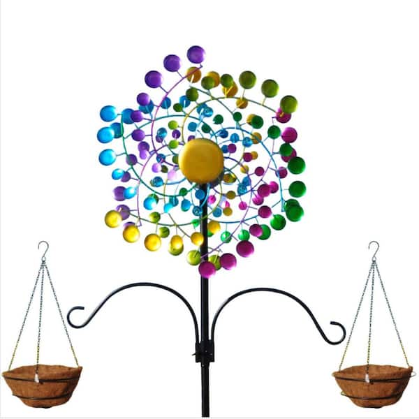 Large Metal Kinetic Wind Sculpture