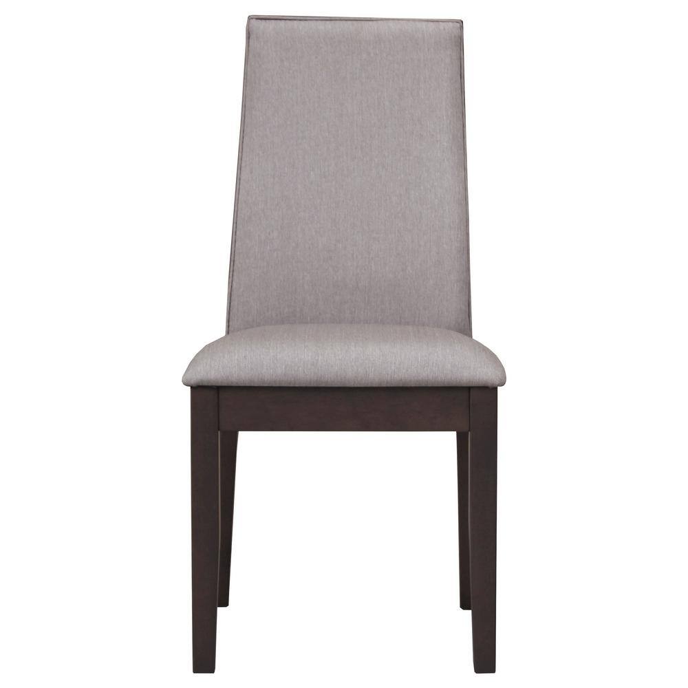 Pearl Silver Upholstered Wood Side Chair