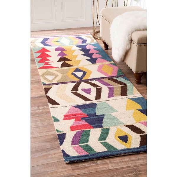 Ofelia Tribal Bohemian Multi 3 ft. x 8 ft. Runner Rug