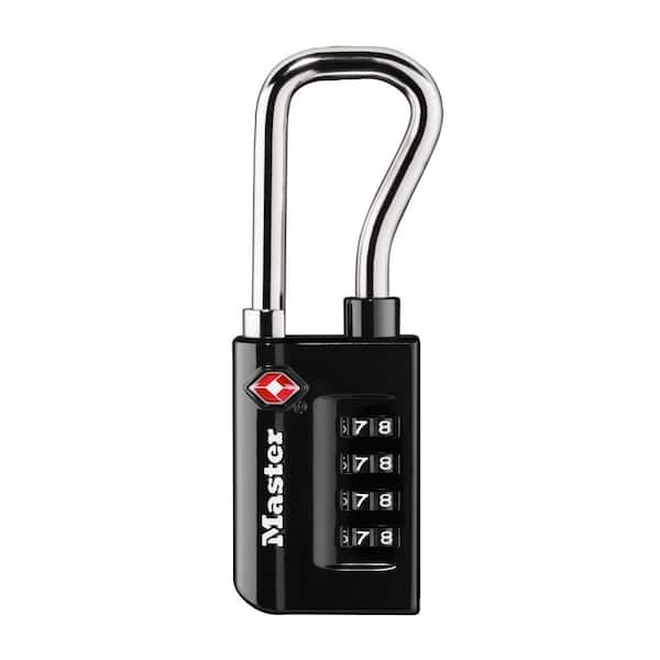 Master Lock TSA Approved Combination Luggage Lock, Resettable, Extended Shackle