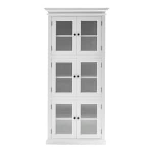 Charlie 35.43 in Classic White Wood Accent Storage Cabinet