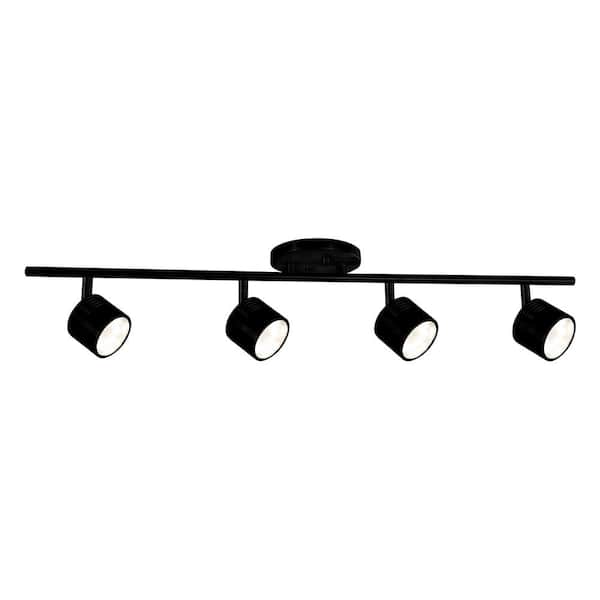 Lyra 30 in. 1 Light 22-Watt Black Integrated LED Track Light