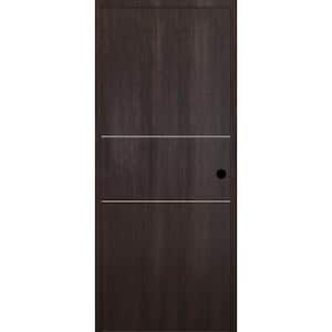 Belldinni 1-Panel Shaker 18 In. X 80 In. Left Hand Active Veralinga Oak ...