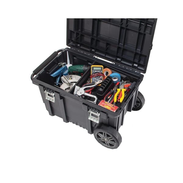 26 in. Connect Rolling Tool Box Black