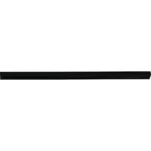 2 ft. Black Linear Track Lighting Section/1-Circuit 1-Neutral 120-Volt Track System