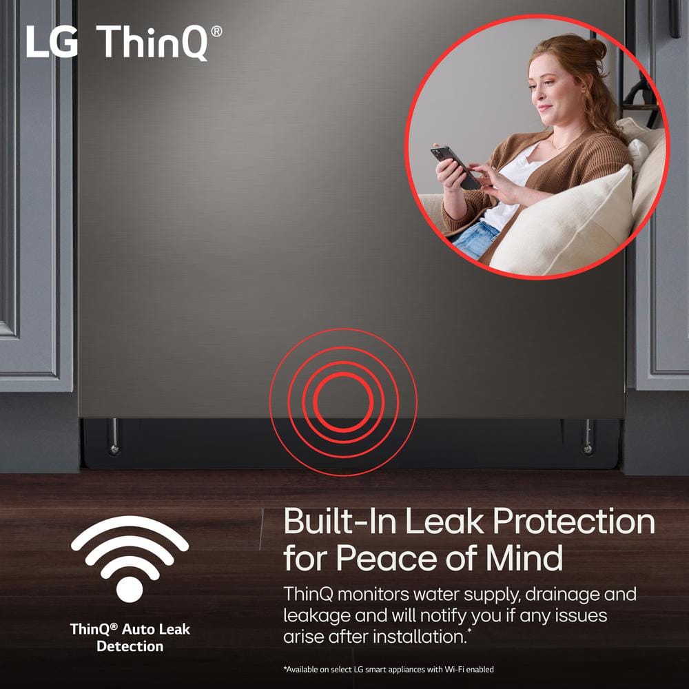 LG LDTH7972D Smart Top Control Dishwasher With 1-Hour Wash & Dry, Quadwash Pro, Truesteam And Dynamic Heat Dry