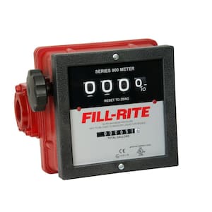1 in. 6 GPM to 40 GPM 4 Digit Mechanical Fuel Transfer Meter