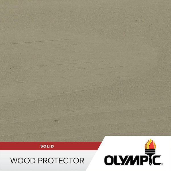 Olympic Wood Protector 1 gal. SC-1040 Heritage Gray Exterior Solid Stain Plus Sealer in One