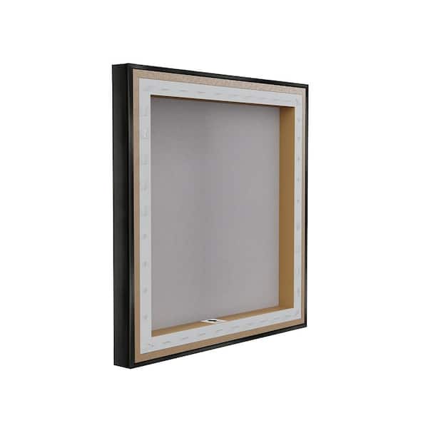 Stupell Industries A Little Coffee by SD Graphics Studio Black Floater Frame Food Graphic Art Print 25 in. x 25 in.