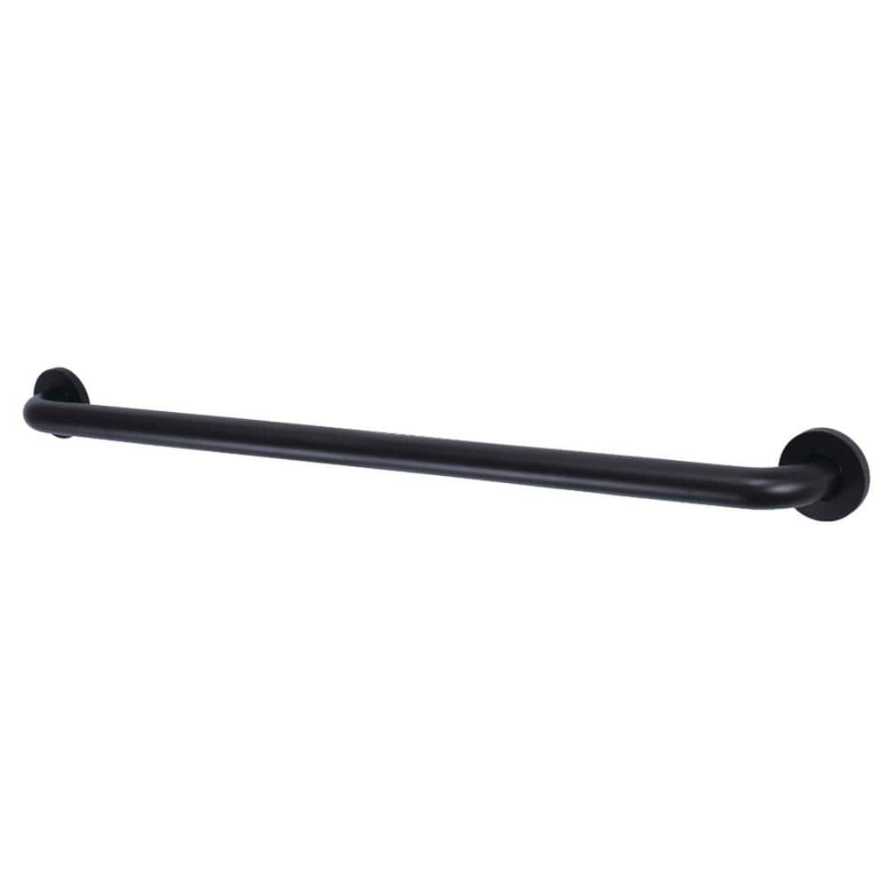 Kingston Brass Silver Sage 24 in. x 1-1/4 in. Grab Bar in Oil Rubbed ...