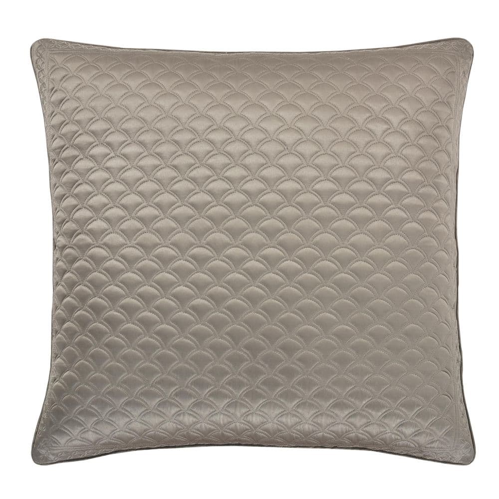Lincoln Taupe Polyester Euro Sham