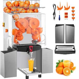Commercial Juicer Machine with Water Tap 110V Juice Extractor 120W Orange Squeezer Juice Machine for 25-35 Per Minute