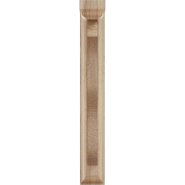 Ekena Millwork 1-1/2 in. x 9 in. x 11 in. Red Oak Hamilton