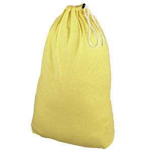 Pastel Yellow Cotton Jersey Laundry Bag and Sorter