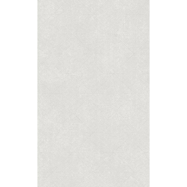 Walls Republic Light Grey Soft Diamond Geometric Printed Non-Woven Non-Pasted Textured Wallpaper 57 sq. ft.
