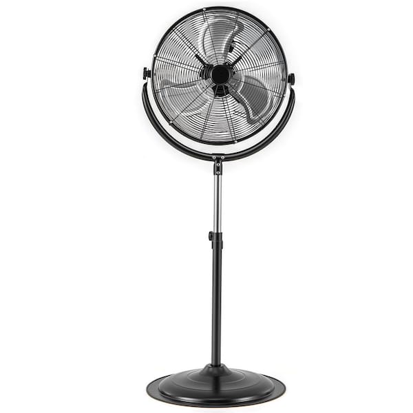 20'' High Velocity Pedestal Fan w/3 Speeds 360 Degree Tilt & Adjustable Height