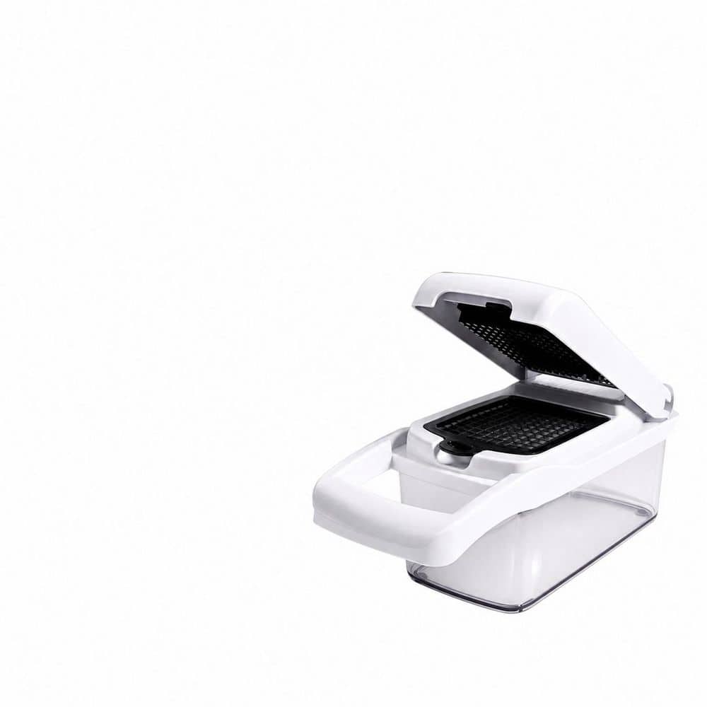 25-in-1 Vegetable Chopper with 13 Interchangeable Blades, Mandoline Slicer and Cheese Grater with Container