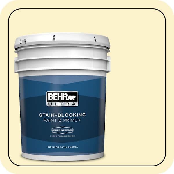 BEHR ULTRA 5 gal. #390A-3 Twinkle Extra Durable Satin Enamel Interior Paint & Primer