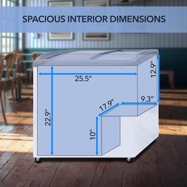 Whynter 30.5 in. 4 cu. ft. Manual Defrost PROTECH Commercial Ice