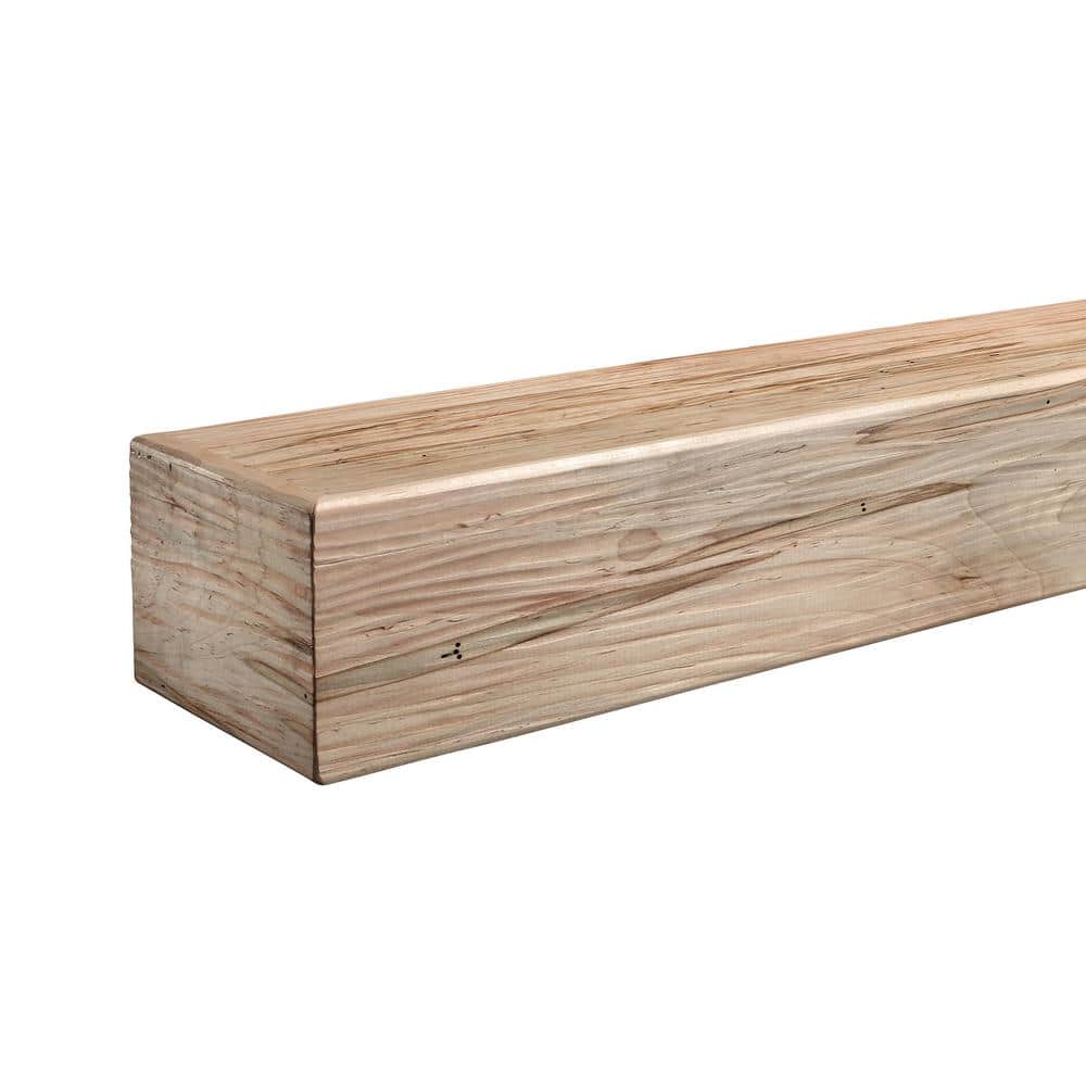 Gray Ambrosia Maple Floating Wall Shelf Mantel
