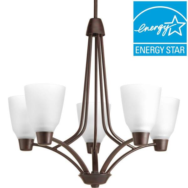 Progress Lighting Asset Collection 5-Light Antique Bronze Chandelier